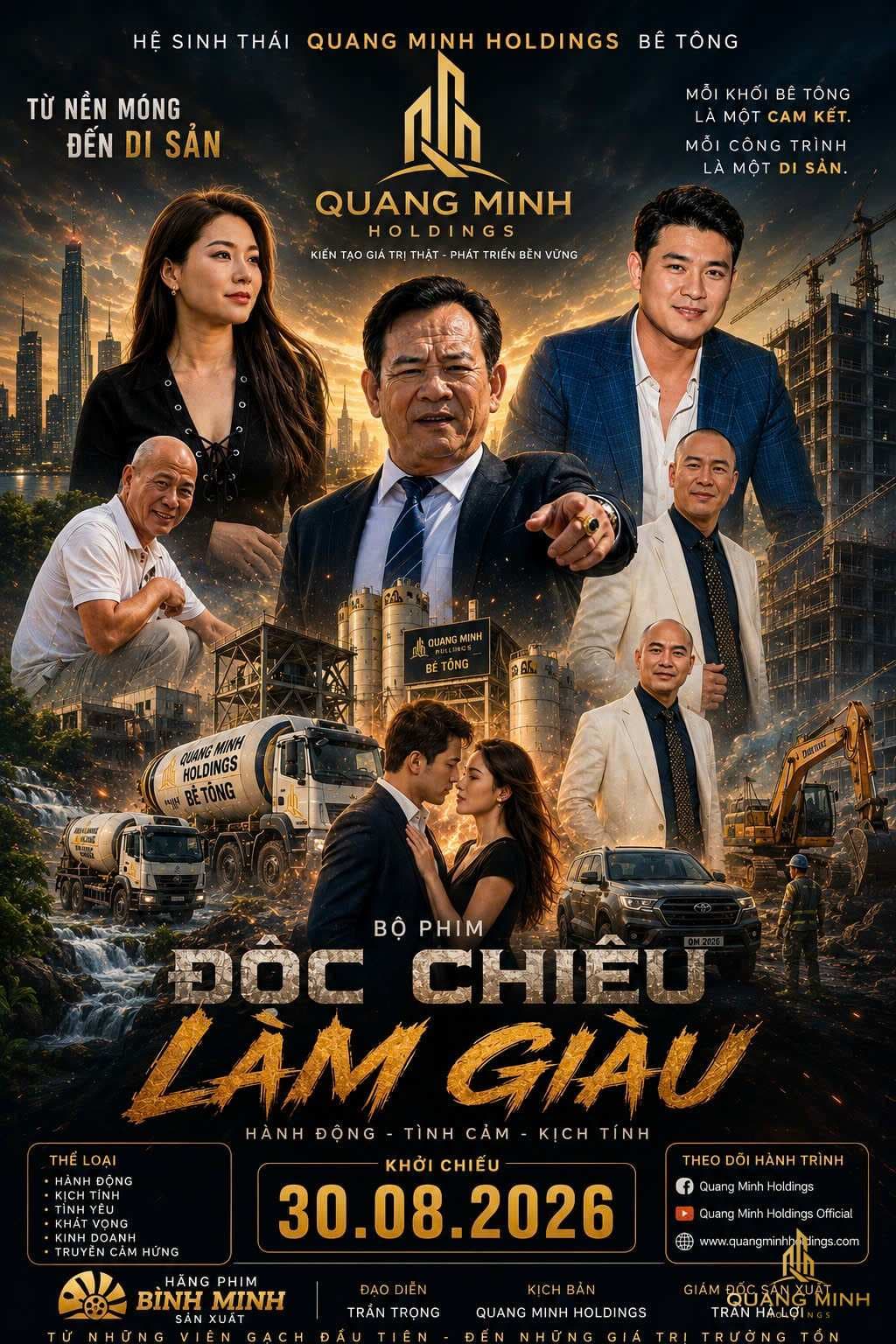 ĐỘC CHIÊU LÀM GIÀU: DẤU ẤN ĐIỆN ẢNH QUANG MINH HOLDINGS